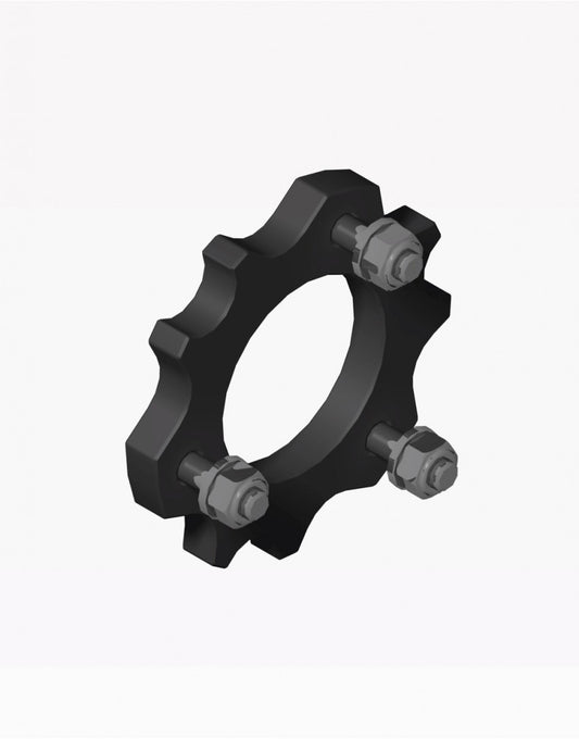 MKB-V2 REAR BRAKE DISC SUPPORT BLACK ANODIZED